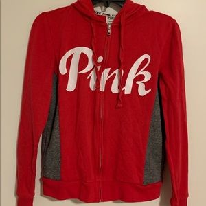 VS PINK red jacket